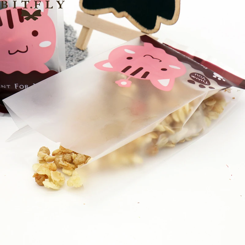 2 шт пластиковые животные для конфет и печенья Подарочная сумка с DIY самостоятельно клейкий мешочек Рождество Свадьба День Рождения вечерние поставки