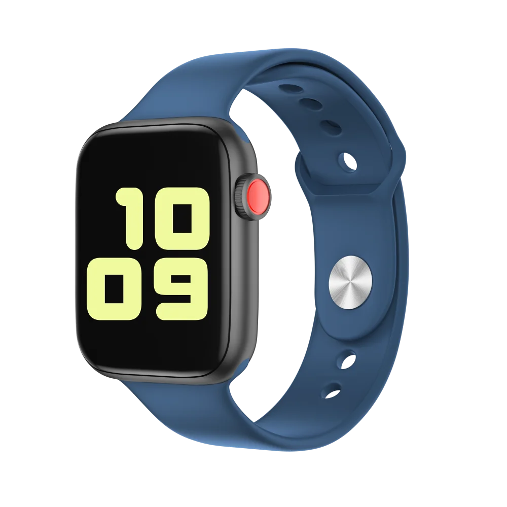 Синий W34 Bluetooth браслет Смарт часы ЭКГ монитор сердечного ритма Iwo 8 Lite Smartwatch для Android IPhone Xiaomi Band PK Iwo 8 10 - Цвет: Синий