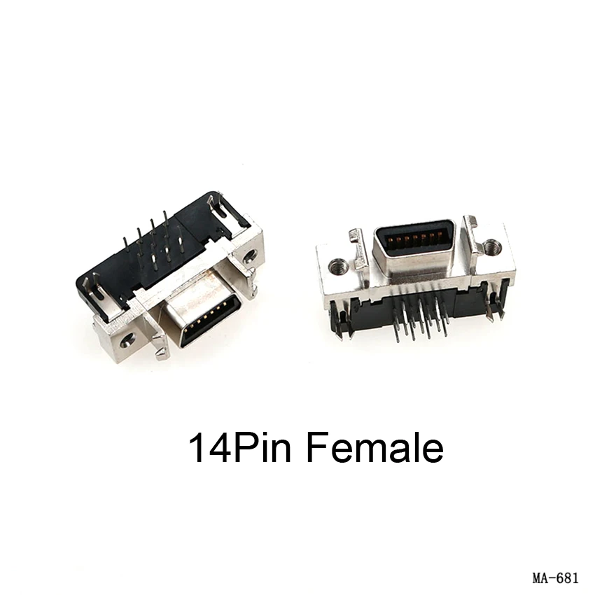 SCSI Connector MDR 14 20 26 36 50 Pin Male Plug for