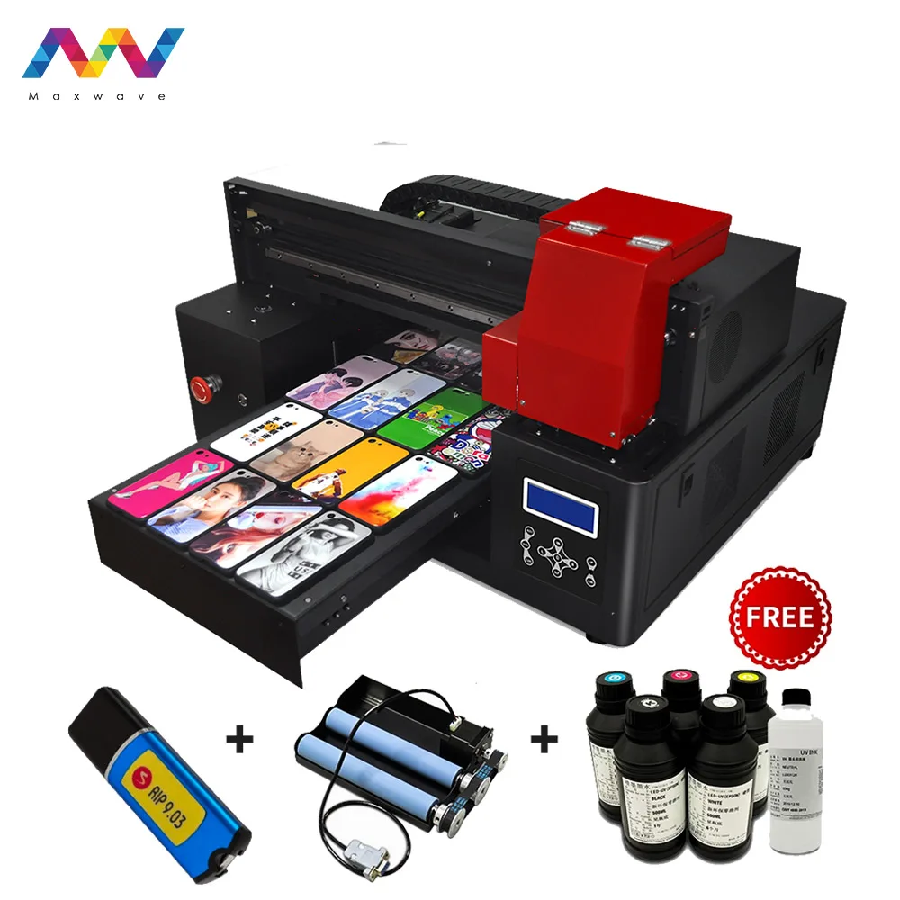 Epson-impresora UV A3 A4, máquina de automática tinta de Color Digital para bolígrafos, placa, pelota de Golf, camisas, impresoras de tela - AliExpress