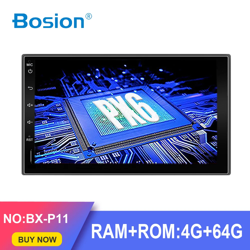 Bosion PX6 4G + 64G 2din автомобильный радиоприемник gps android 9 автомобильный стереокассета проигрыватель с функцией записи gps навигация поддержка