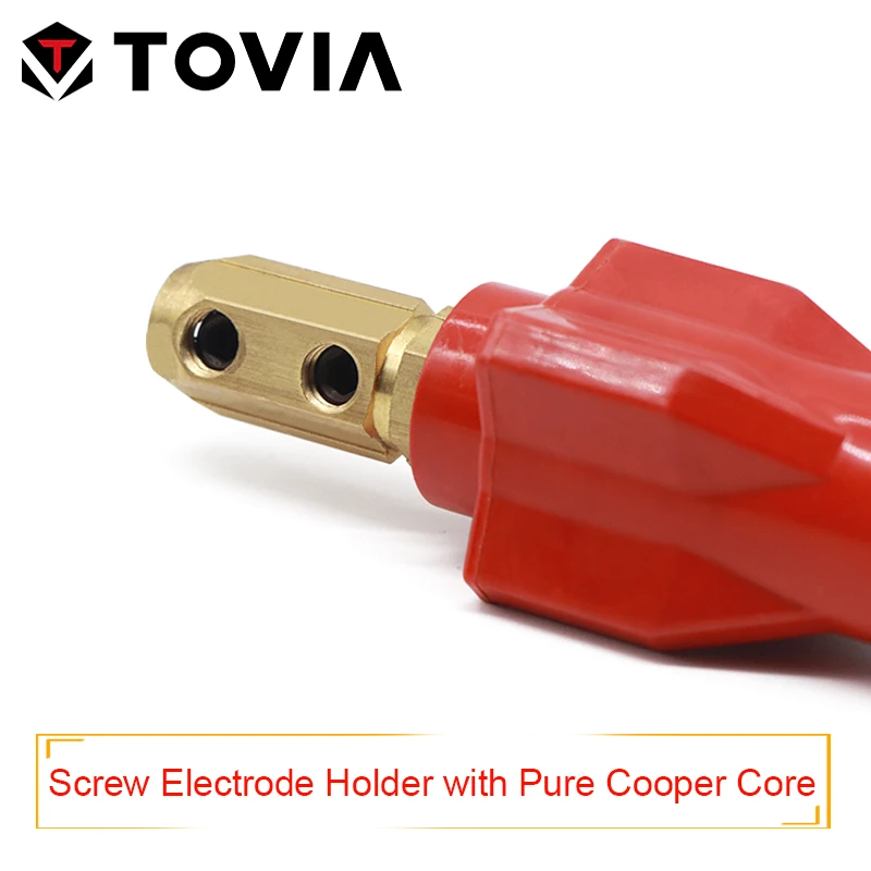 300A Screw Weld Holders Professional Electrode Holder 1.0-4.0mm Weld Clamp Pure Copper Core Safe Holders