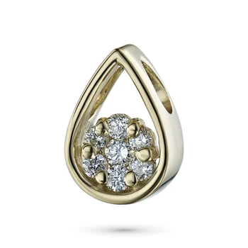 

Pendant made of yellow gold with diamonds e0301pd03170700