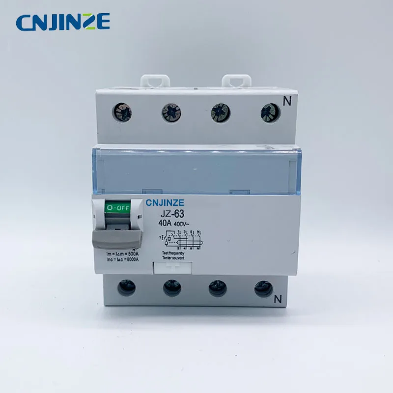 

40A CNJINZE RCBO LE 1P+N 230V~ 50HZ/60HZ Residual current Circuit breaker with over current and Leakage Protection