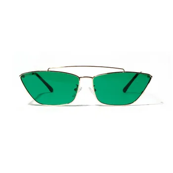 

Woman Green Gem Fashion Simple Sun Glasses Man's Square Frame Popular Small Frame Sunglasses Brand Sunglasses Summer 2020
