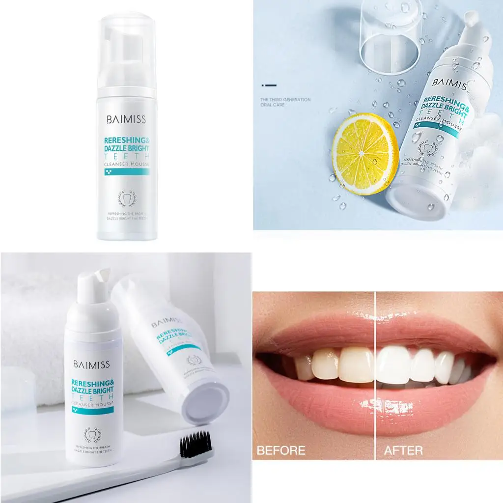 Teeth Whitening Mousse Toothpaste Oral Hygiene Remove Stains Plaque Teeth Cleaning Tooth White Tool New Teeth Whitening Mousse Toothpaste Oral Hygiene Remove Stains Plaque Teeth Cleaning Tooth White Tool New