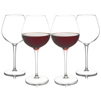 

500ml safe and healthy tritan plastic reusable classic red wine glass Clear and transparent goblet cup set Not broken