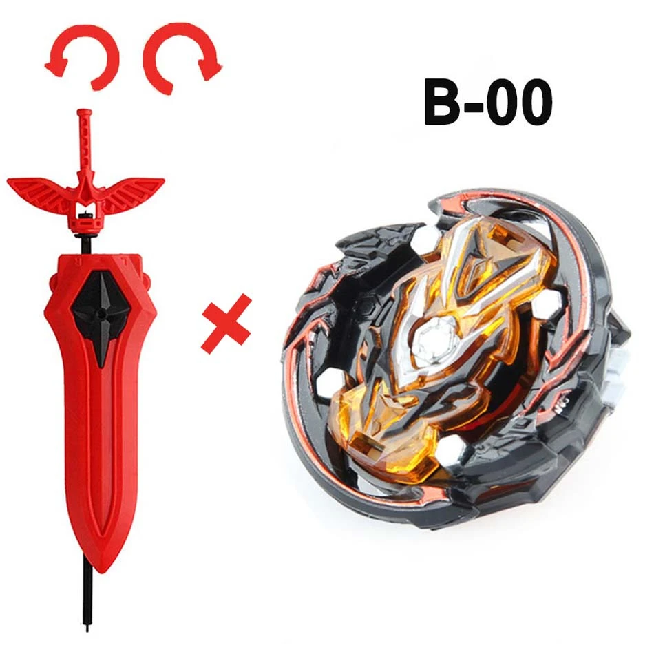 Beyblade Burst с пусковой B-149 B-150 GT Металл Бог волчок Bey Blade лезвия гироскоп для мальчика Дети Лучшие игрушки подарок - Цвет: B-00