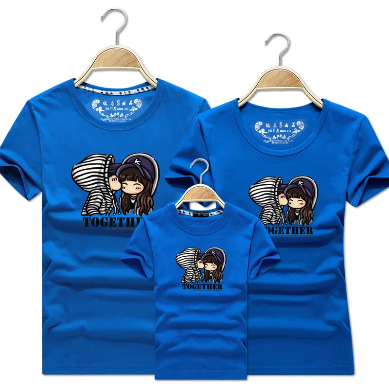 

Couples T Shirts Matching Couple T Shirt for Lovers Mama E Hija Mom And Son Matching Outfit Family Costume Kids Dropshipping