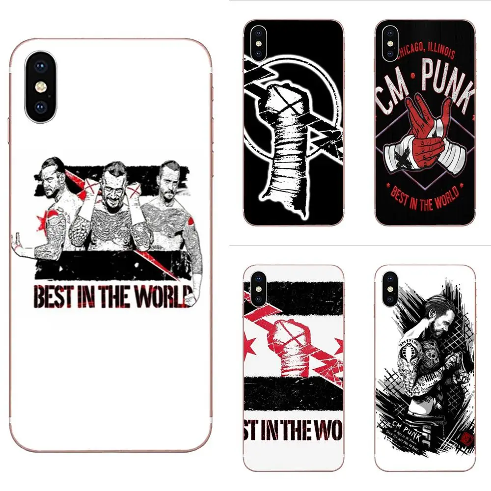 Soft TPU Cell Phone Cool Wrestling Cm Punk Pattern For HTC U11 Life Capa Plus U 11 U12 | Мобильные телефоны и аксессуары