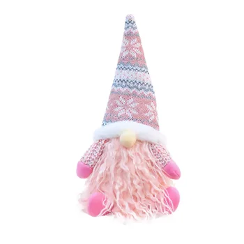 

Faceless Santa Claus Retractable Christmas Dolls New Year Christmas Decoration Ornaments Festive & Party Supplies TB Sale