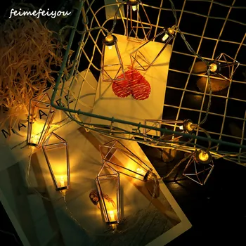 

10 / 30LED led Diamond Style Light String Battery Power For Festival Decoration Wedding Party Water Drop Fairy Light String
