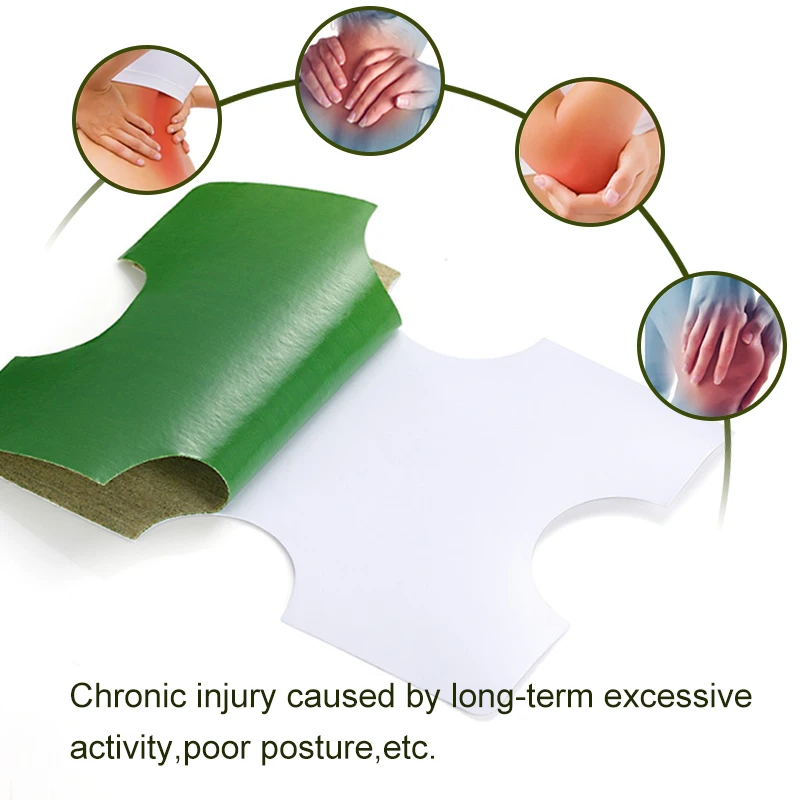 10 шт./кор. полыни Поясничный спондилез патч самонагревающийся браслет для талии прижигания мокса, наклейки для облегчения боли медицинский пластырь C1680