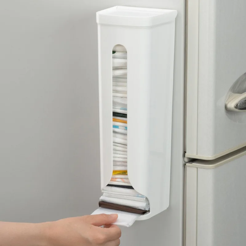 Японские импортные мешки для мусора, коробка для хранения, пластиковые пакеты, кухонные настенные Висячие, с экстрактом, хозяйственная сумка, коробка для хранения