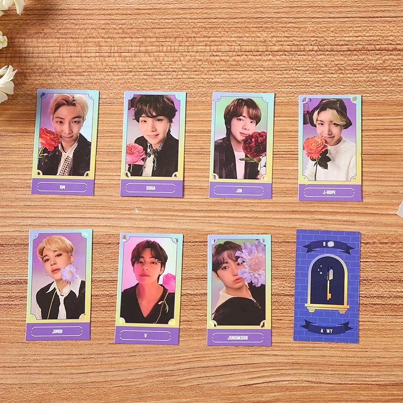 Оптовая продажа фотооткрытка с Kpop Bangtan Boys Fetsa 2021 на 8-ю годовщину фотокарточка