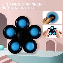 Fidget Spinner ADHD Anxiety Toys Stress Relief Reducer Spin for Adults Children Autism Fidgets Best EDC Finger Toy