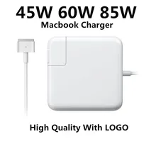 100% original magnético t tip 45w 60w 85w netbook portátil adaptador de alimentação carregador para macbook ar pro 11 13 15 17 retina