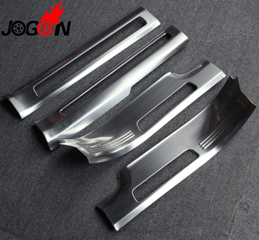 Аксессуары 4 шт. Внутренний порог двери из нержавеющей стали защитный чехол для