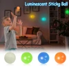 45/65mm Sticky Wall Ball Stress Relief Ceiling Balls Soft TPR Kids Decompression Toy Tossing Squash Ball Luminous Target Ball 2