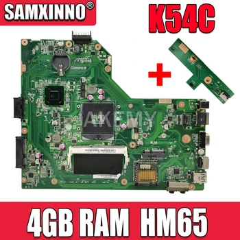 

For Asus K54C X54C K54Ly K54hR Laptop Motherboard K54C REV:2.1 100% Tested Fast Ship HM65 PGA989 USB3.0 DDR3 with 4GB RAM
