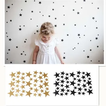 

Home Decor Nordic Stars Pattern Vinyl Wall Art Decals Nursery Room Removable Decoration Wall Stickers for Kids Rooms