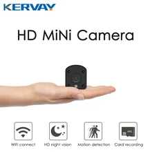 Kervay 1080P HD wifi мини-камера приложение дистанционное управление Обнаружение движения HD ночное видение TF карта Запись wifi домашняя камера безопасности