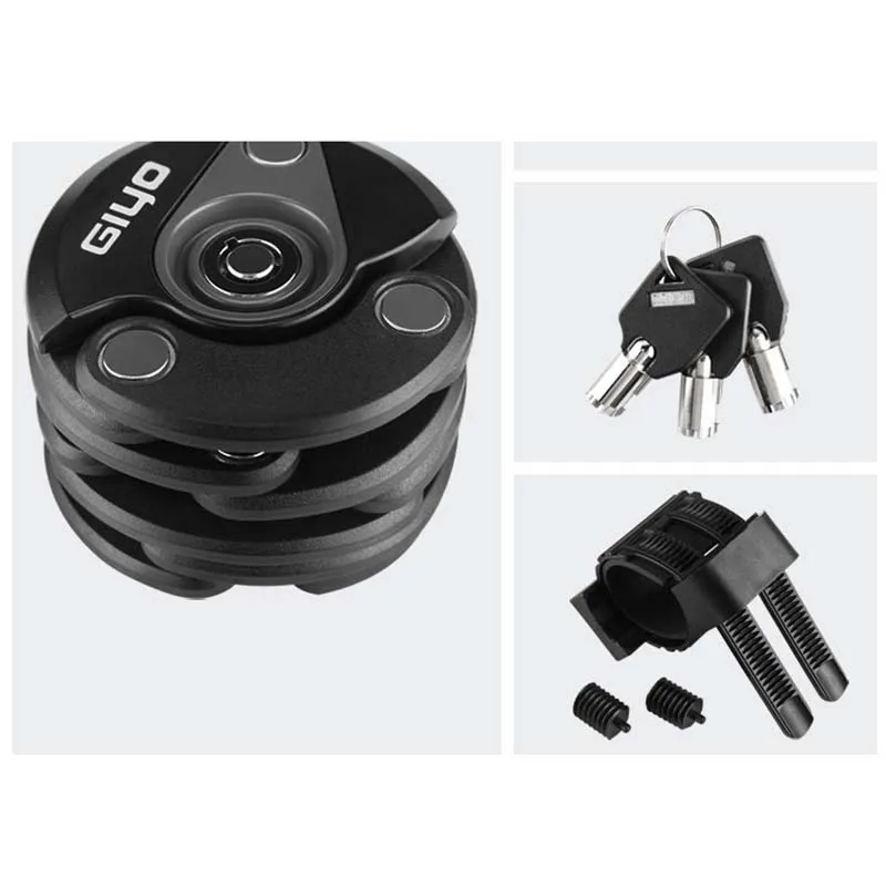 Folding Bicycle Lock Mounting Accessory Scooter Motorcycle Moped Anti-theft