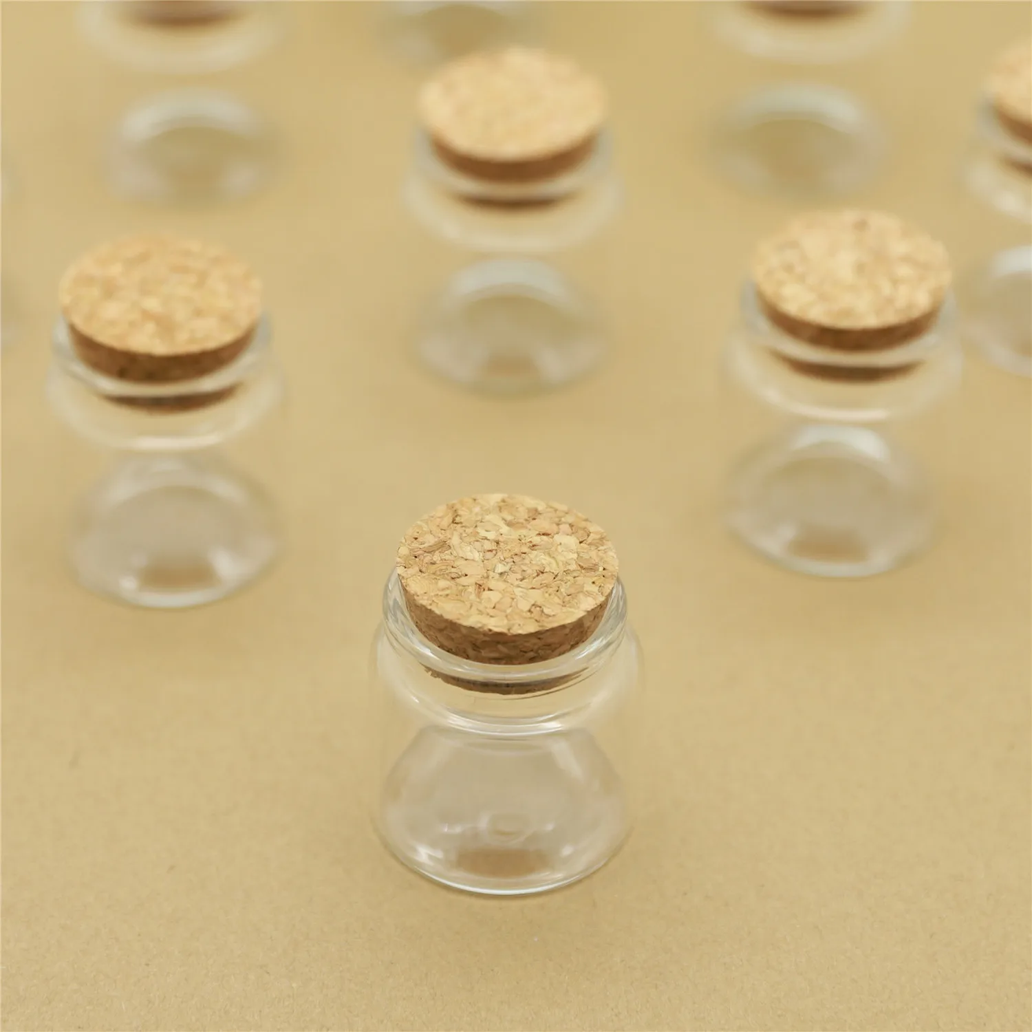 12 pcs/Lot 47*50mm 50ml Glass Bottles With Cork Spicy Storage Tiny Bottle Jar Containers Glass Spice Vials Craft DIY Small Jars 4