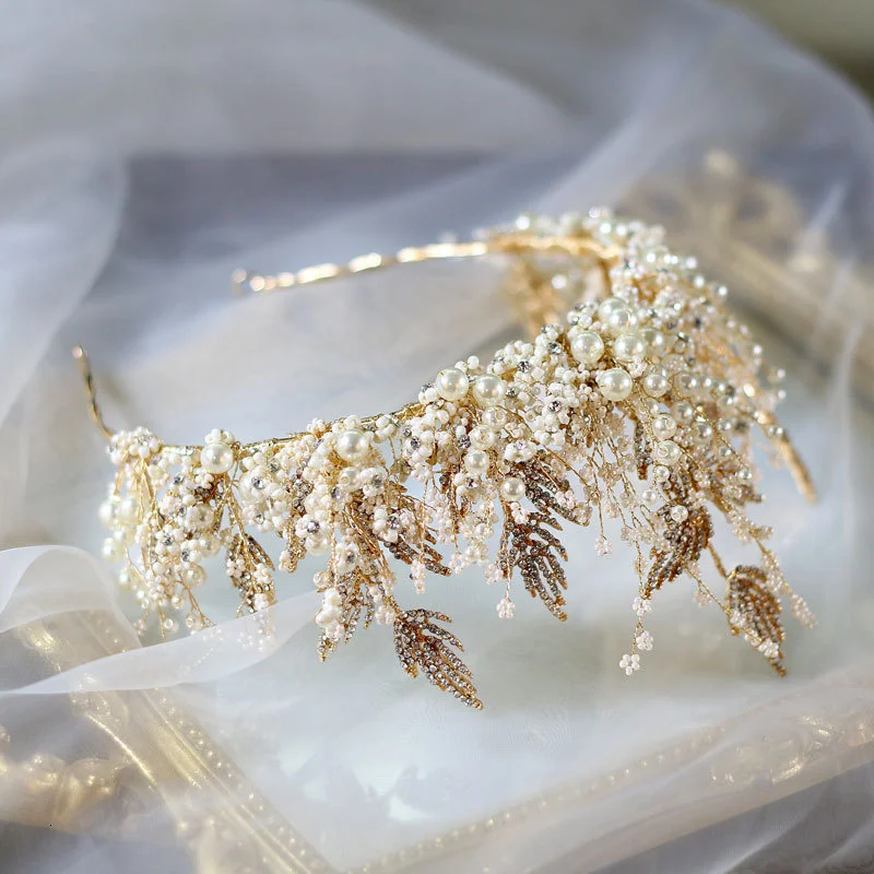casamento, tiara diadema, joias, cores douradas, acessórios de cabelo, feminino
