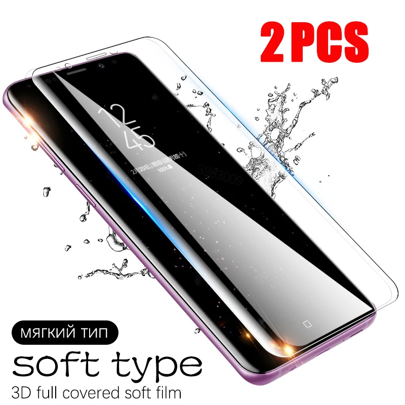 2 предмета в комплекте крышка гидрогель пленка для Samsung Galaxy S21 S20 S10 S8 S9 плюс 5G