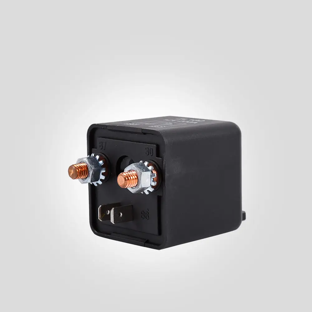 1pc Heavy Duty 12V 200A ON/OFF Switch Split Charge Relay For Boat Car Vehicles