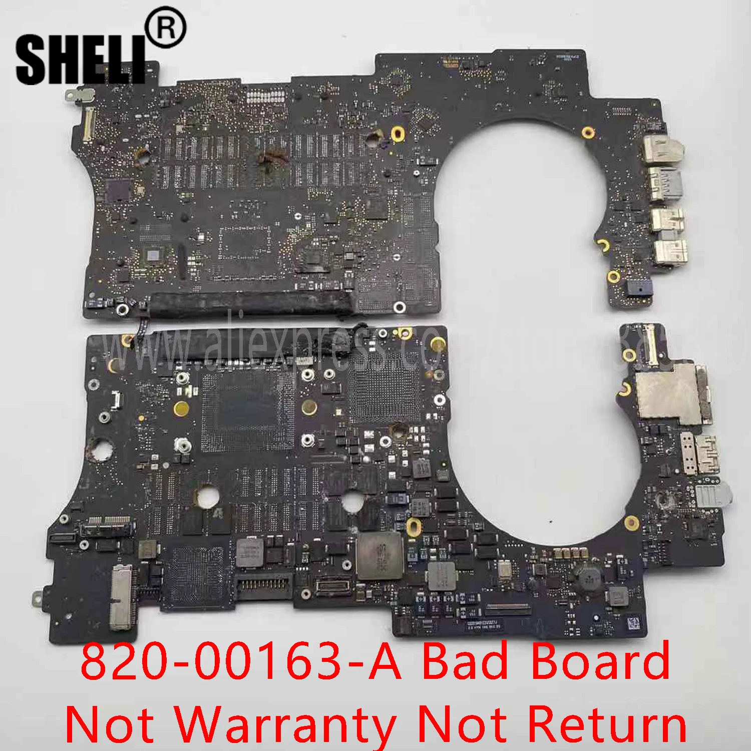 Неисправная логическая плата 820-00163-A 2015 A1398 для MacBook Air 13 дюймов материнская не
