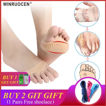 

WINRUOCEN Silicone Gel Forefoot Insoles for Women High Heel Shoe Sore Breathable Honeycomb Half Yard Pads Wholesale Toes Inserts