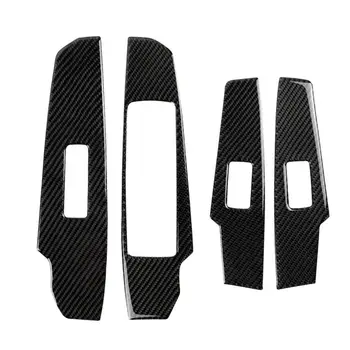 

4pcs Carbon Fiber Window Switch Panel Cover Trim For Lexus IS250 IS350 2014+ Car Interior Decoration Set