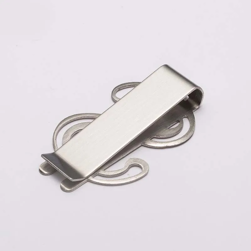 Dollar Sign Multifunction Metallic Money Clip Wallet Men High Quality Simple Gold Silver Cash Clamp Holder Wallet For Man Gift