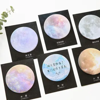 

4pcs/pack Sticky Notes Cute Mini Memo Pads Paper Bookmark Scrapbooking Sticker Gift School Supplies