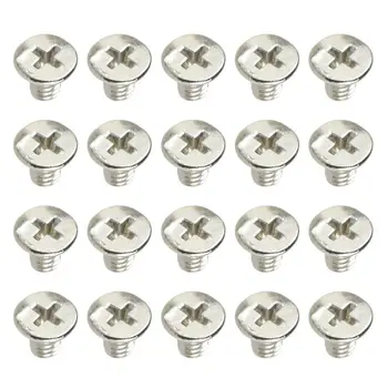

20/50/100 Pcs M2 Steel Flat Head Laptop Notebook PC Machine Screw Cross Countersunk Head Screw Hardware Tool