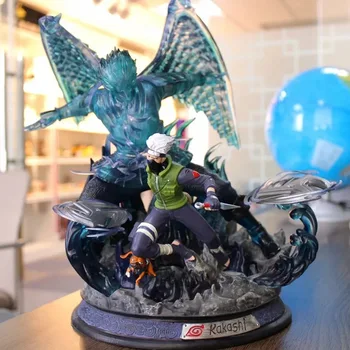 

32cm Naruto GK Susanoo Hatake Kakashi Uchiha Sasuke PVC Statue Action Figure Toy Christmas Gifts