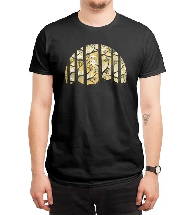 New Men Casual Printed T shirt Why Is an Owl Smart? Short Sleeve T-shirts Tee Tops |