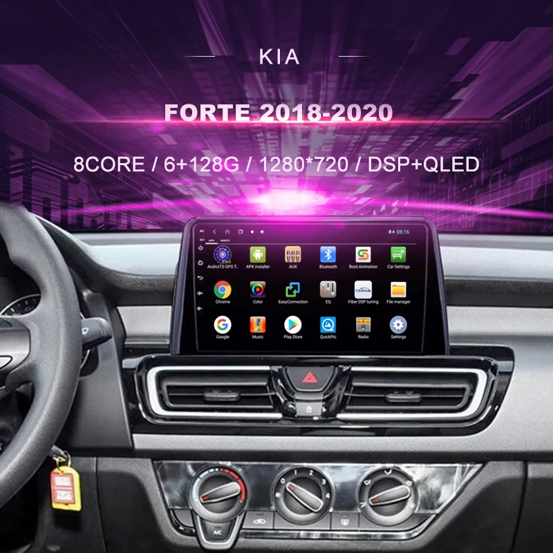 US $139.00 Car DVD For Kia Forte 20182020 Car Radio Multimedia Video Player Navigation GPS Android 100 Double Din