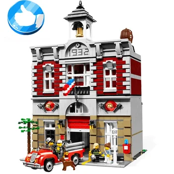

15004 In Stock Street View Fire Brigade Building Blocks 2200+Pcs Creator 15001 15002 15003 15005 15006 15007 15008 15009