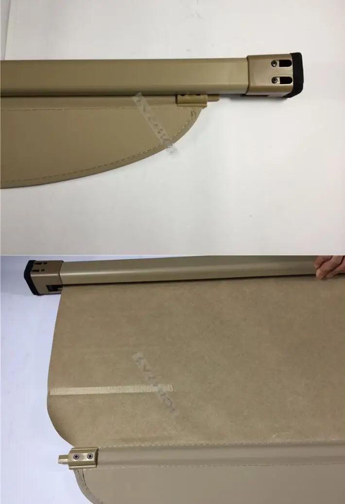 Rear Trunk Cargo Cover Security Shield For KIA SORENTO L High Qualit Auto Accessories Black Beige