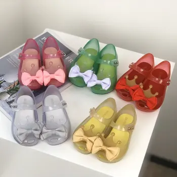 

Mini Melissa Crown Summer Sandal Girl Jelly Shoes Sandals 2020 New Baby Bow Shoes Melissa Sandals Kids Princess Girls Shoes