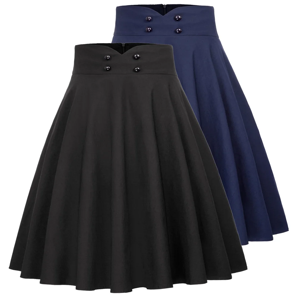 Женская элегантная плиссированная юбка-трапеция с завышенной талией, вечерние коктейльные платья