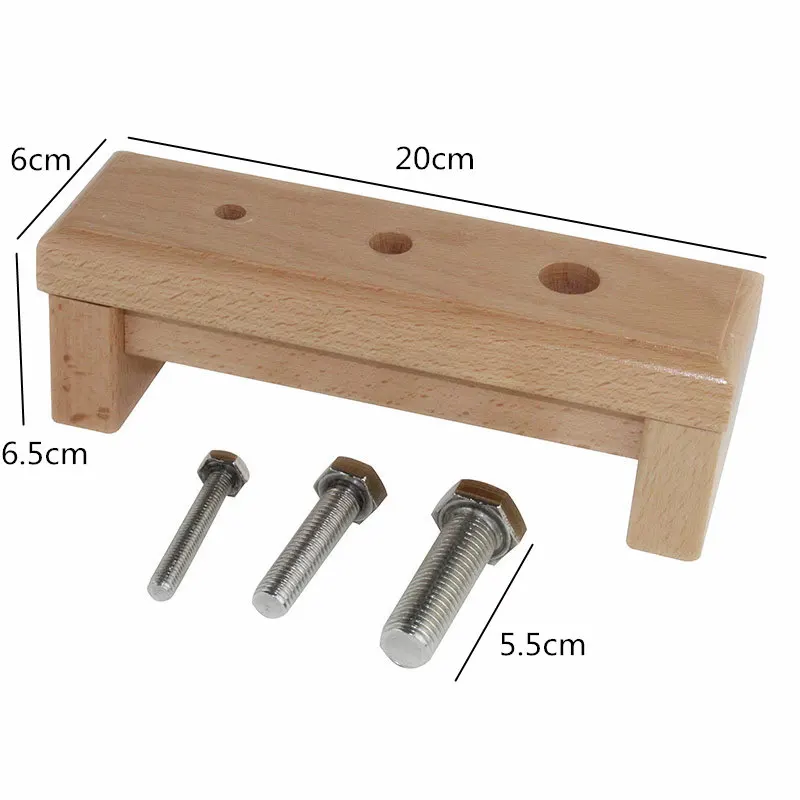  Montessori Teaching aids meticulous cultivation of infant wood intelligence toys screwing and screw - 4000535630201
