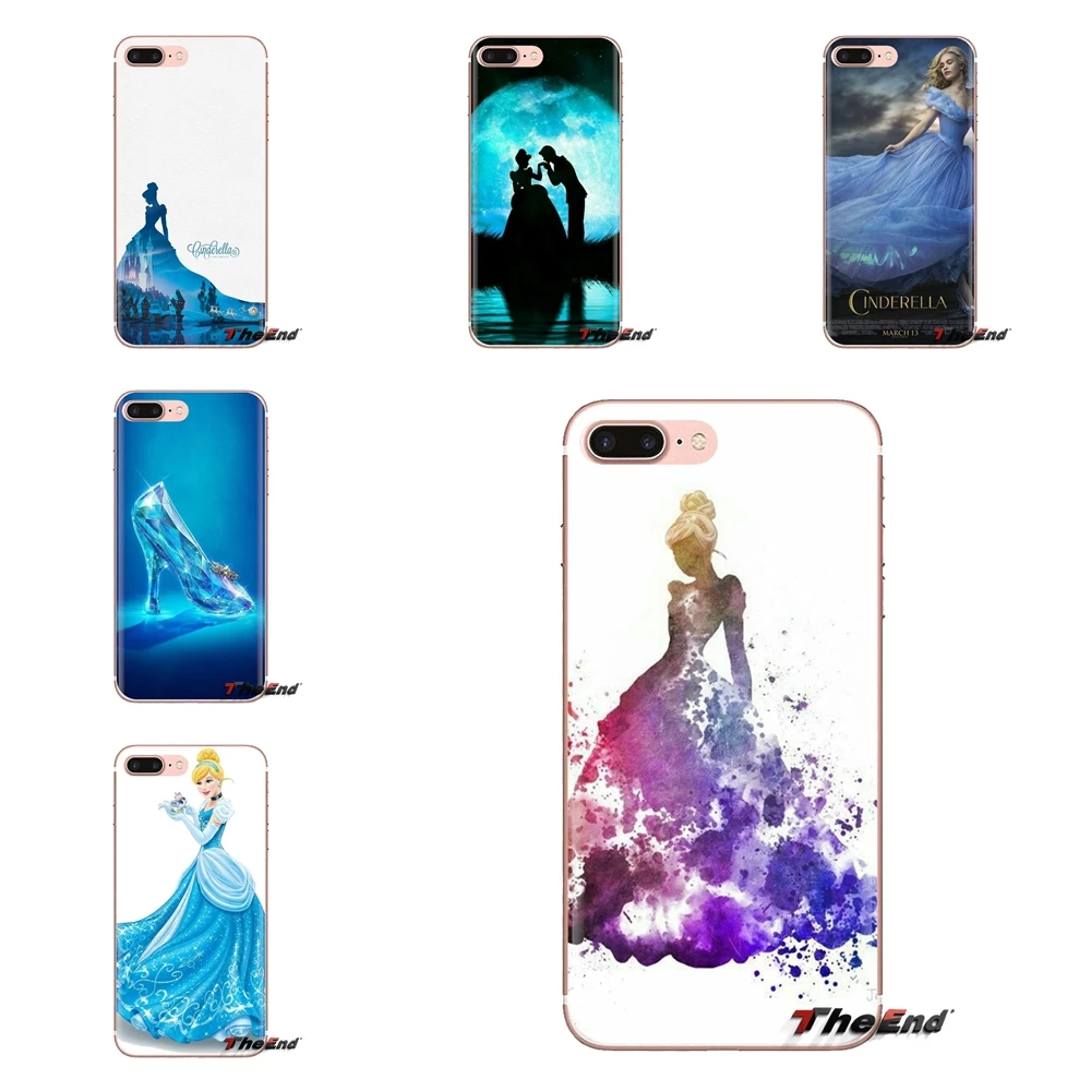 Transparent TPU Housing For Xiaomi Mi6 Mi 6 A1 Max Mix 2 5X 6X Redmi Note 5 5A 4X 4A A4 4 3 Plus Pro cinderella In Colourful Art |