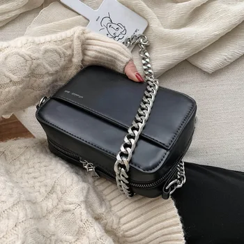 

2020 New Famous Brand Spring and Summer Messenger Bag Female Fashion Shoulder Chain Small Box Square Crossbody Bag Women Handbag