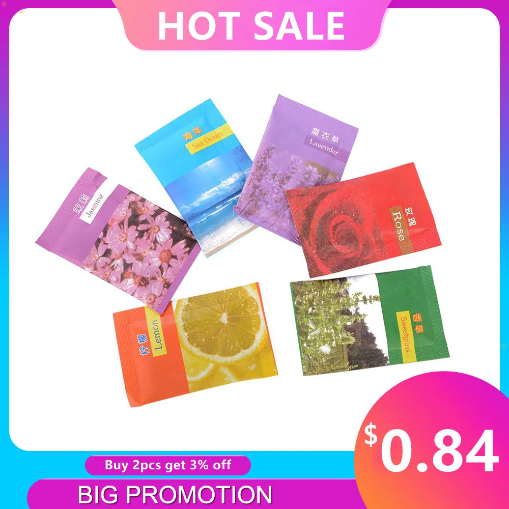 10pcs Natural Air Freshener Wardrobe Deodorizing Paper Sachets Fragrance  Moth Mildew Proofing Sachet aromatic diffuser for home