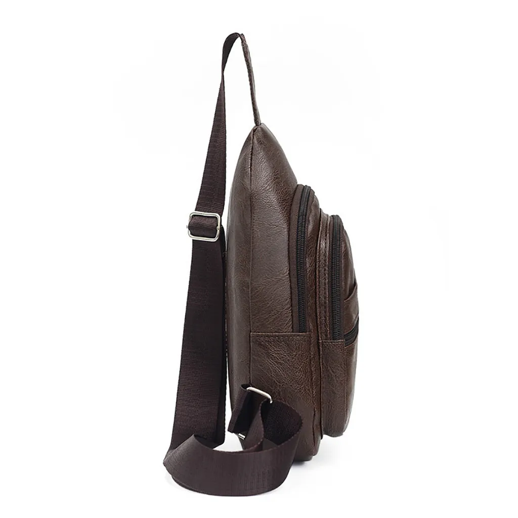 CONEED Fashion Waist Packs Men Sports Outdoor Shoulder Bag Zipper Messenger Bag Pouch For Men Run Chest Bag Waist Bag