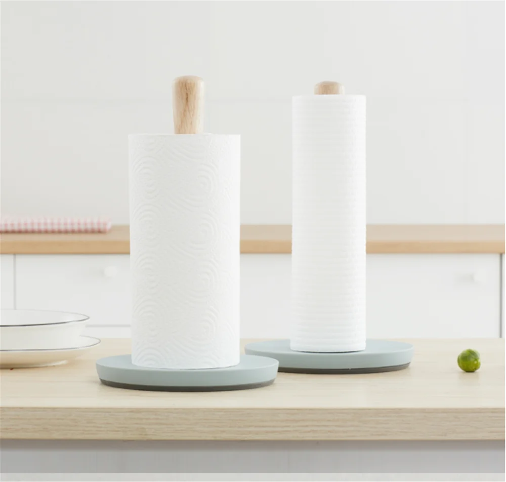 Xiaomi BergHoff, кухонный держатель для хранения бумажных полотенец, держатель для рулонов, деревянная Бытовая стойка для хранения, кухонный стеллаж для хранения